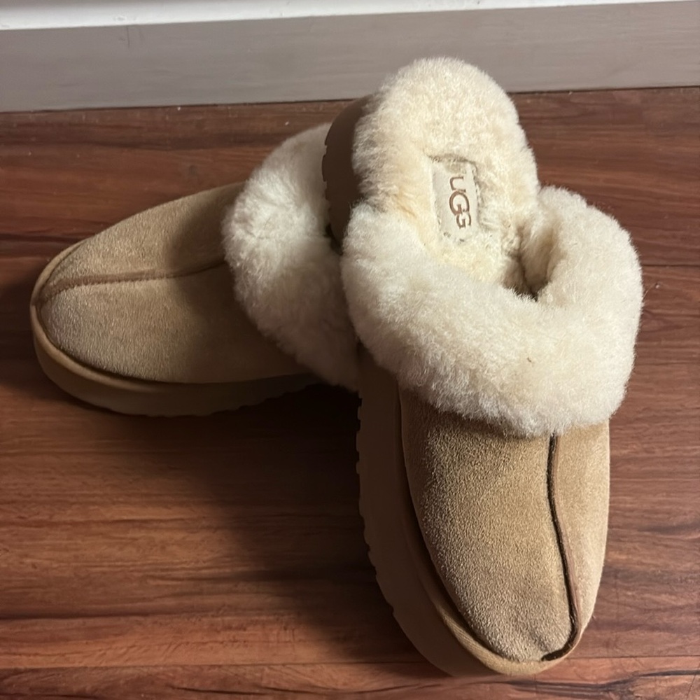 Ugg platform slippers
